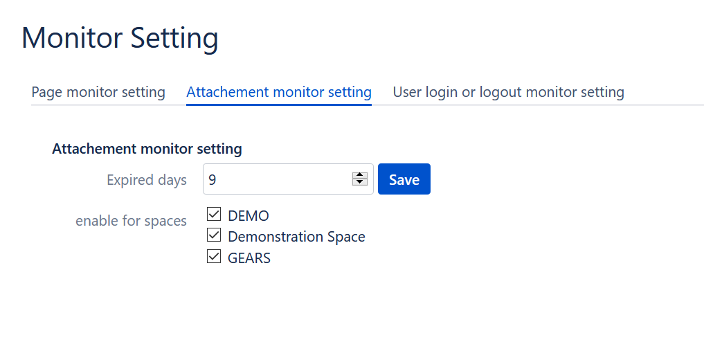  Gears monitor for confluence