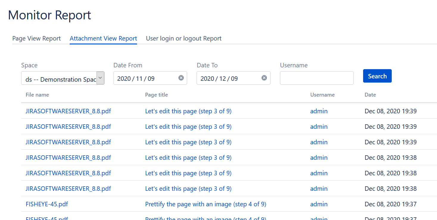  Gears monitor for confluence